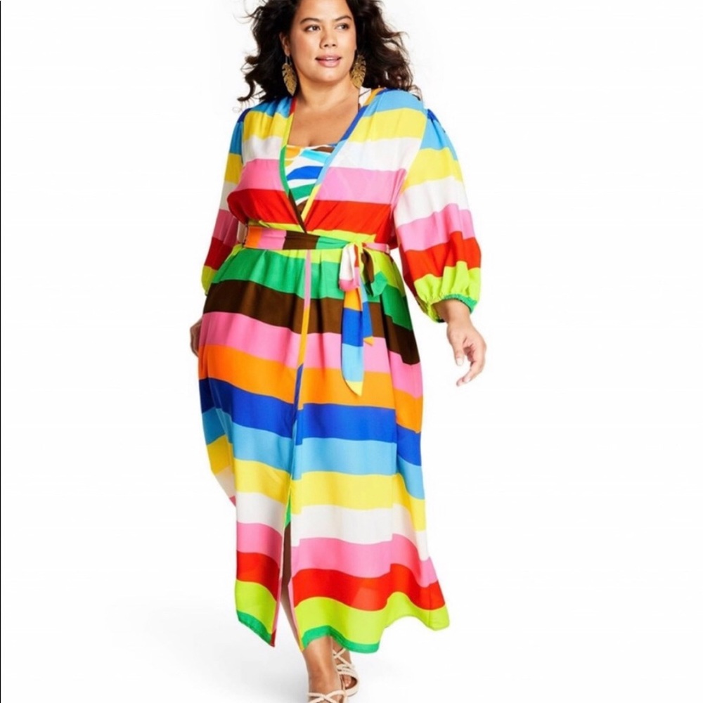Tabitha Brown for Target Rainbow Coverup  *NWT* Size XL
